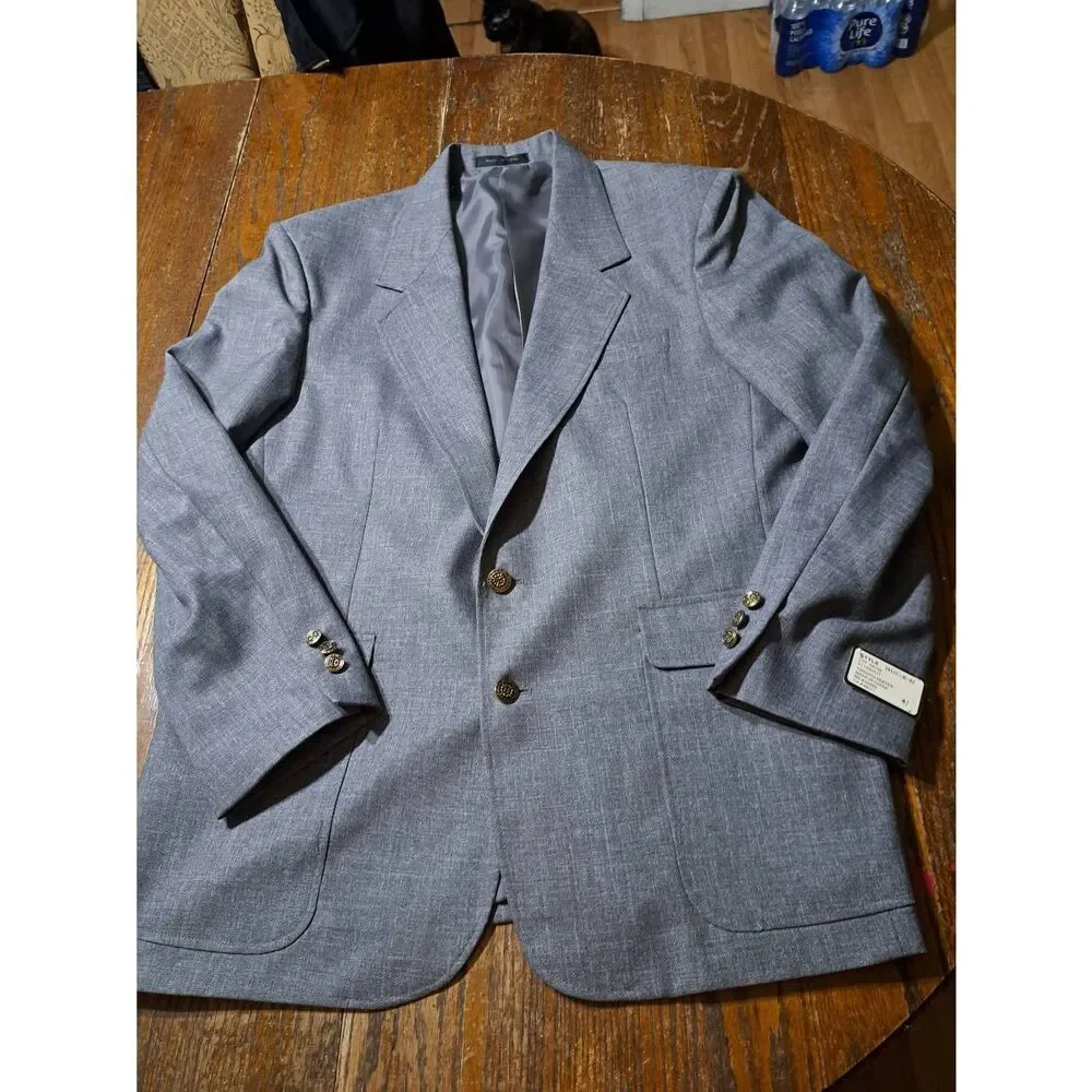 New 41R Maxwell Park Grey Notch Lapel Suit Sports Coat Jacket Blazer NWT